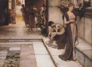 Alma-Tadema, Sir Lawrence An Apodyterium (mk23) oil painting on canvas